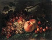 George Henry Hall Peaches Grapes and Cherries Spain oil painting reproduction